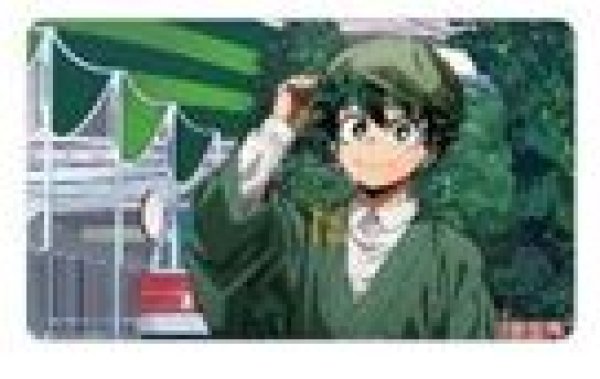 画像1: 【予約：5月5日(月)20時まで】アルマビアンカ　TVアニメ『僕のヒーローアカデミア』 描き下ろし 緑谷出久 花やしきver. マルチデスクマット (1)
