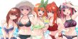 画像1: 【予約：5月7日(水)20時まで】五等分の花嫁 カードゲーム　ブースターパック  vol.4　偶然のない夏休み　ボックス (1)
