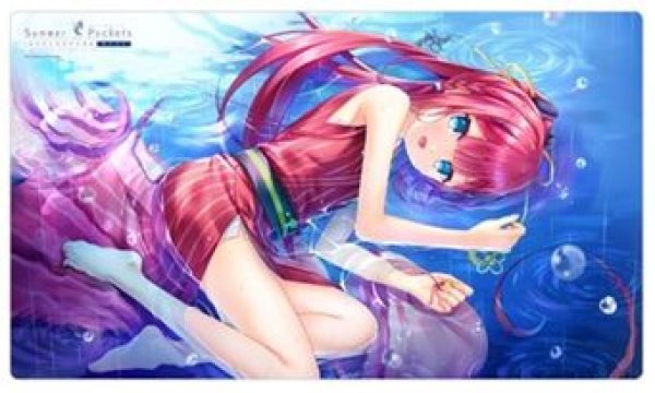 画像1: 【予約：5月10日(土)20時まで】カーテン魂／(株)キース　Summer Pockets REFLECTION BLUE　ラバーマット（水面の識）【再版】 (1)