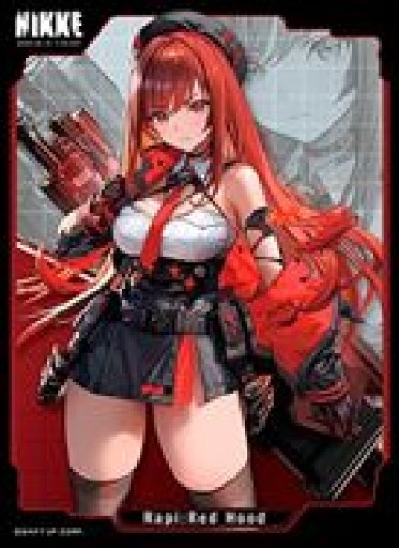 画像1: 【予約：5月13日(火)20時まで】ムービック　きゃらスリーブコレクション マットシリーズ　勝利の女神:NIKKE　「ラピ：レッドフード」(No.MT2107) (1)
