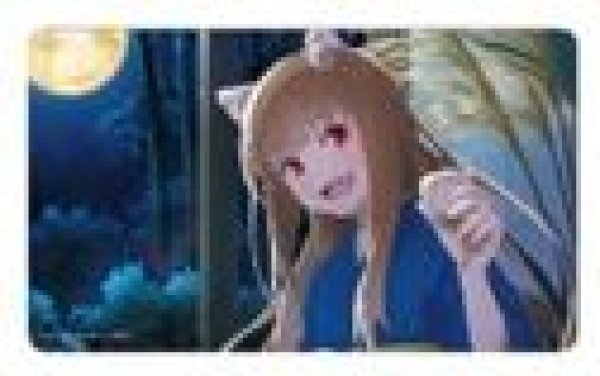 画像1: 【予約：5月25日(日)20時まで】アルマビアンカ　TVアニメ『狼と香辛料 MERCHANT MEETS THE WISE WOLF』 ホロと巡る四季の物語： 「お月見」ビジュアル マルチデスクマット (1)