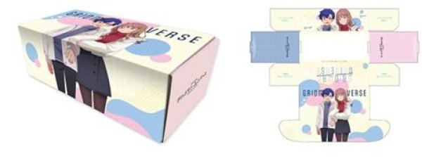 画像1: 【予約：5月25日(日)20時まで】カーテン魂／(株)キース　グリッドマン ユニバース　ストレージボックス（麻中蓬＆南夢芽／冬デート） (1)