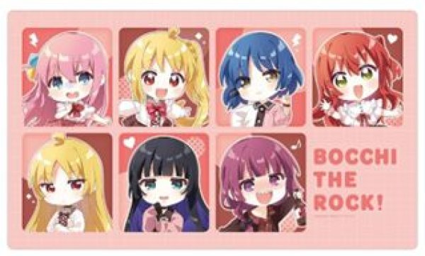 画像1: 【予約：5月27日(火)20時まで】カーテン魂／(株)キース　ぼっち・ざ・ろっく！　ラバーマット（チョコレートコーデ／A） (1)