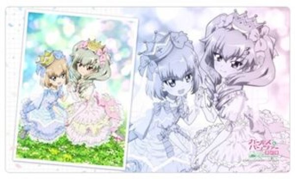 画像1: 【予約：6月10日(火)20時まで】カーテン魂／(株)キース　ガールズ＆パンツァー　最終章　ラバーマット（アンチョビ＆カチューシャ） (1)