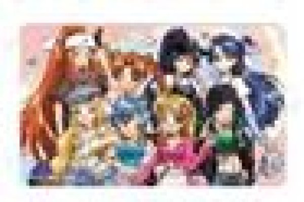 画像1: 【予約：6月22日(日)20時まで】アルマビアンカ　アニメ「ぴちぴちピッチ」 描き下ろし 集合 Y2Kファッションver. マルチデスクマット ver.B (1)