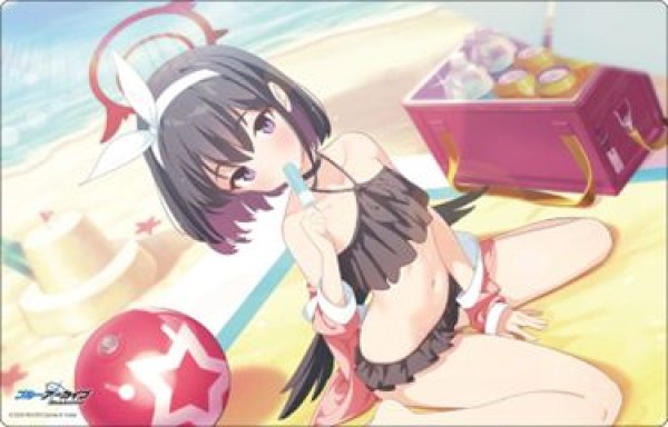 画像1: 【予約：7月1日(火)20時まで】ブシロード ラバーマットコレクション V2 Vol.1761　ブルーアーカイブ『マシロ(水着)』メモリアルロビーイラストver. (1)
