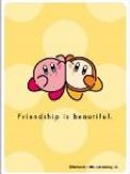 画像1: 【予約：7月8日(火)20時まで】エンスカイ カービィ play with ワドルディ キャラクタースリーブ なかよし(EN-1497) (1)