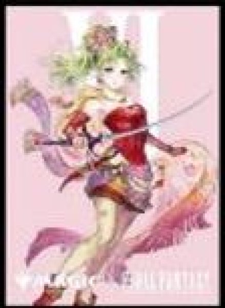 画像1: 【予約：7月8日(火)20時まで】エンスカイ 『マジック：ザ・ギャザリング――FINAL FANTASY』 プレイヤーズカードスリーブ MFS-09 「キャラクター」ボーダーレス版 《魔導の力を持つ少女、ティナ》 (1)