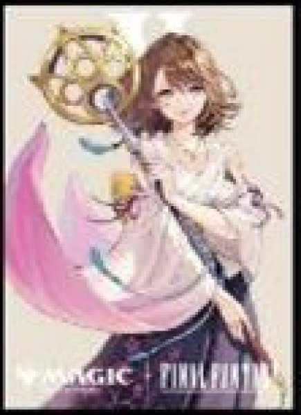 画像1: 【予約：7月8日(火)20時まで】エンスカイ 『マジック：ザ・ギャザリング――FINAL FANTASY』 プレイヤーズカードスリーブ MFS-12 「キャラクター」ボーダーレス版 《大召喚士、ユウナ》 (1)