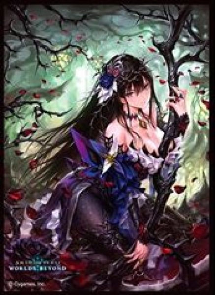 画像1: 【予約：7月8日(火)20時まで】ムービック　きゃらスリーブコレクション　マットシリーズ　Shadowverse: Worlds Beyond　 「豊麗なるローズクイーン」(No.MT2163) (1)