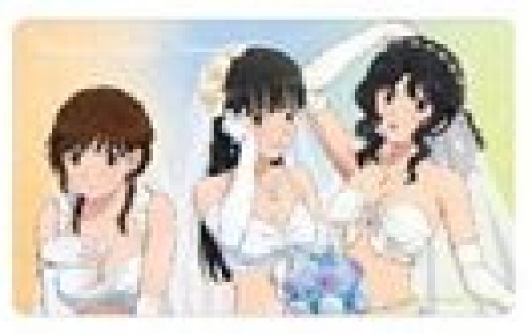 画像1: 【予約：8月3日(日)20時まで】アルマビアンカ　アマガミSS＋plus 描き下ろし 絢辻 詞&桜井梨穂子&棚町 薫 ウェディング水着ver. マルチデスクマット (1)