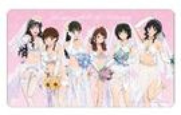 画像1: 【予約：8月3日(日)20時まで】アルマビアンカ　アマガミSS＋plus 描き下ろし 集合 ウェディング水着ver. マルチデスクマット (1)