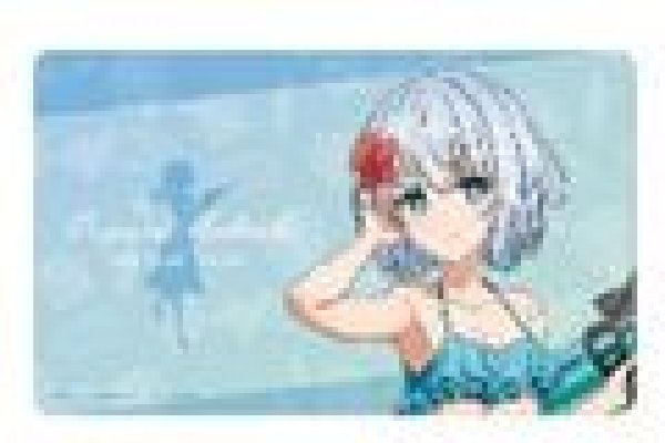 画像1: 【予約：8月3日(日)20時まで】アルマビアンカ　アニメ「デート・ア・ライブV」 描き下ろし 鳶一折紙 デート・ア・バカンスver. マルチデスクマット (1)