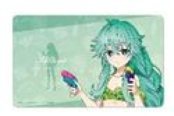 画像1: 【予約：8月3日(日)20時まで】アルマビアンカ　アニメ「デート・ア・ライブV」 描き下ろし 七罪 デート・ア・バカンスver. マルチデスクマット (1)