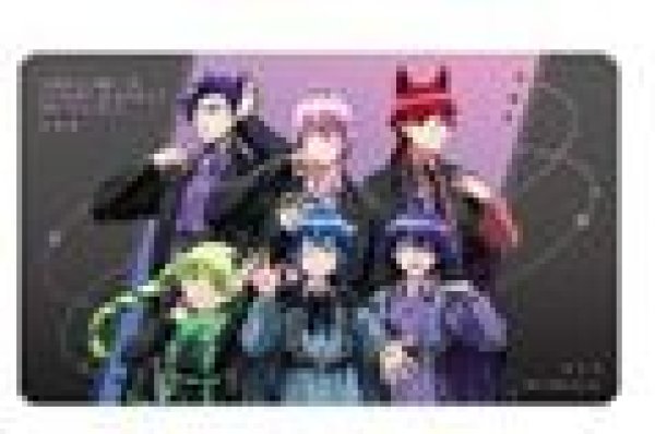 画像1: 【予約：8月11日(月)20時まで】アルマビアンカ　魔入りました！入間くん 描き下ろし 集合 ブラックコーデver. マルチデスクマット (1)