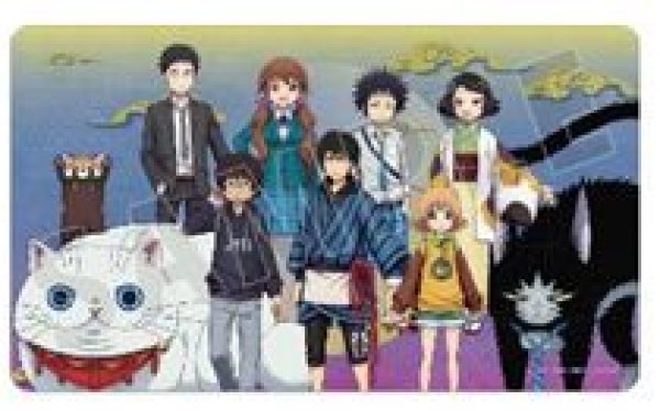 画像1: 【予約：8月11日(月)20時まで】アルマビアンカ　TVアニメ『出禁のモグラ』 集合 マルチデスクマット (1)