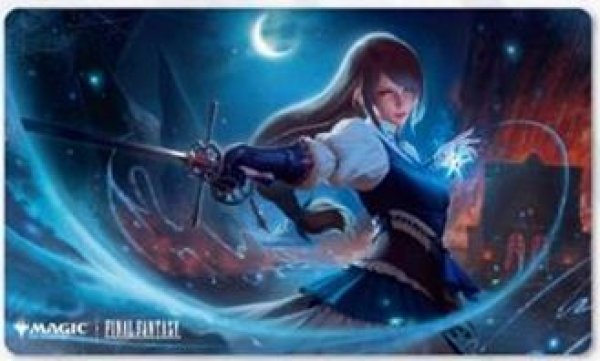 画像1: 【予約：8月12日(火)20時まで】エンスカイ　『マジック：ザ・ギャザリング――FINAL FANTASY』 プレイヤーズラバーマット MFR-04 《シヴァのドミナント、ジル》 (1)