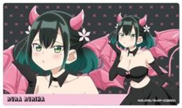 画像1: 【予約：8月17日(日)20時まで】(株)シーワン　ばっどがーる ラバーマット 瑠璃葉 るら 小悪魔ver (1)