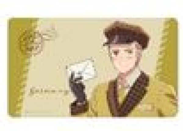 画像1: 【予約：8月24日(日)20時まで】アルマビアンカ　アニメ「ヘタリア World★Stars」 描き下ろし ドイツ 郵便屋ver. マルチデスクマット (1)