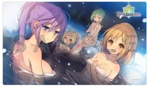 画像1: 【予約：8月26日(火)20時まで】カーテン魂／(株)キース　FLOWER KNIGHT GIRL　ラバーマット（雪降る湯けむり） (1)