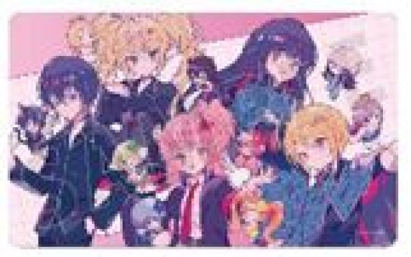 画像1: 【予約：8月30日(土)20時まで】アルマビアンカ　しゅごキャラ！ 夢ノ内さんイラスト 集合 制服ver. マルチデスクマット (1)