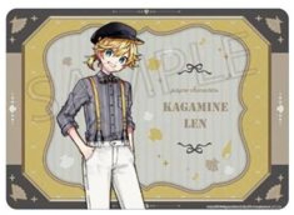 画像1: 【予約：9月6日(土)20時まで】(株)クラックス　初音ミク　ラバーマット　鏡音レン　レトロ☆神戸2025 (1)