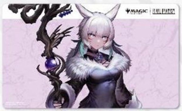 画像1: 【予約：9月14日(日)20時まで】エンスカイ　『マジック：ザ・ギャザリング――FINAL FANTASY』 プレイヤーズラバーマット MFR-07 「キャラクター」ボーダーレス版 《魔女、ヤ・シュトラ・ルル》 (1)