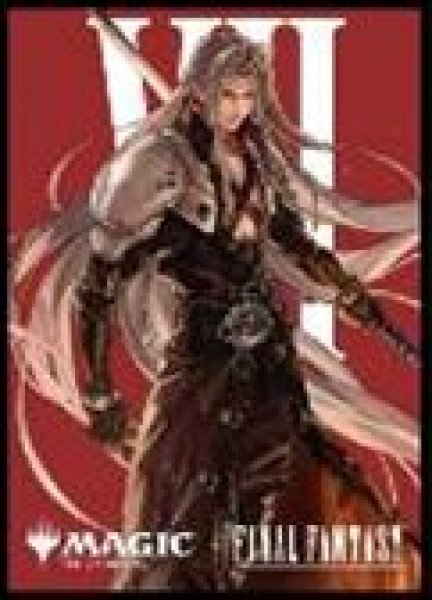 画像1: 【予約：9月14日(日)20時まで】エンスカイ　『マジック：ザ・ギャザリング――FINAL FANTASY』 プレイヤーズカードスリーブ MFS-32 「キャラクター」ボーダーレス版 《威名のソルジャー、セフィロス》 (1)