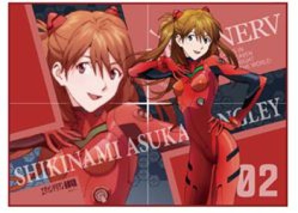 画像1: 【予約：9月17日(水)20時まで】ブロッコリー TCG万能プレイマット　『ヱヴァンゲリヲン新劇場版』「式波・アスカ・ラングレー」リバイバル (1)