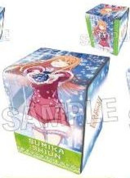 画像1: 【予約：9月20日(土)20時まで】(株)PROOF　学園アイドルマスター イラスト合皮製デッキケースNT Tame-Lie-One-Step '24クリスマス 紫雲清夏 (1)