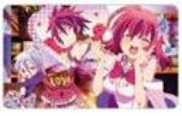 画像1: 【予約：9月21日(日)20時まで】アルマビアンカ　ノーゲーム・ノーライフ 集合 マルチデスクマット ver.A (1)
