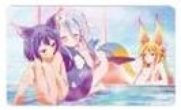 画像1: 【予約：9月21日(日)20時まで】アルマビアンカ　ノーゲーム・ノーライフ 集合 マルチデスクマット ver.B (1)