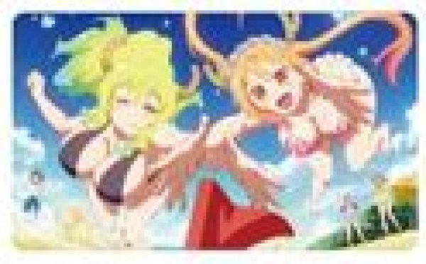 画像1: 【予約：10月4日(土)20時まで】アルマビアンカ　TVアニメ「小林さんちのメイドラゴン」シリーズ トール&ルコア マルチデスクマット (1)