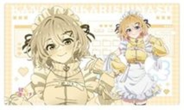 画像1: 【予約：10月5日(日)20時まで】カーテン魂／(株)キース　彼女、お借りします　描き下ろしラバーマット（七海麻美／ジャージメイド） (1)