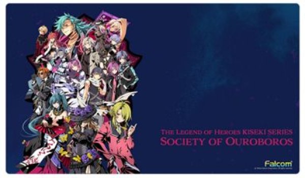 画像1: 【予約：10月5日(日)20時まで】カーテン魂／(株)キース　日本ファルコム　ラバーマット（英雄伝説 軌跡シリーズ／Ouroboros） (1)