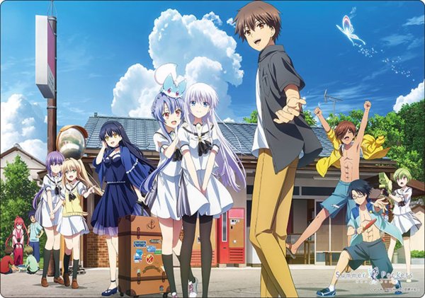 画像1: 【予約：10月7日(火)20時まで】ブシロード ラバーマットコレクション V2 Vol.1847　TVアニメ『Summer Pockets』Part.2 (1)