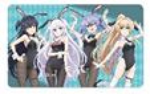 画像1: 【予約：10月12日(日)20時まで】アルマビアンカ　TVアニメ『Summer Pockets』 描き下ろし 集合 バニーガールver. マルチデスクマット (1)