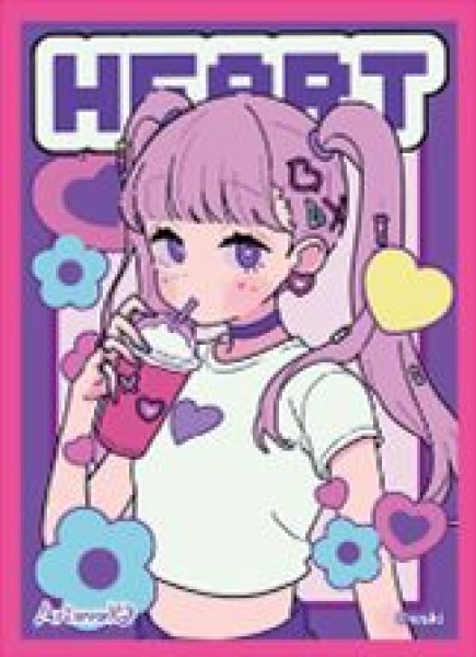 画像1: 【予約：10月14日(火)20時まで】ムービック　Arteveloカードスリーブ　わき　「Heart」（art-003） (1)