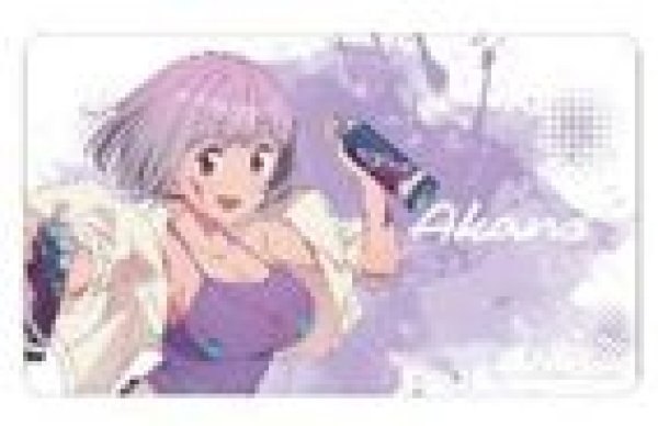 画像1: 【予約：10月25日(土)20時まで】アルマビアンカ　グリッドマン ユニバース 描き下ろし 新条アカネ ペインタースタイルver. マルチデスクマット (1)