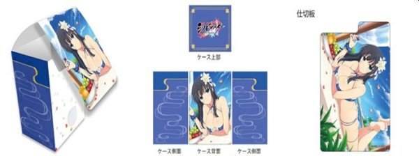 画像1: 【予約：10月25日(土)20時まで】カーテン魂／(株)キース　シノビマスター 閃乱カグラ NEW LINK　デッキケース（斑鳩／人気投票爆乳祭） (1)