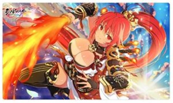 画像1: 【予約：10月25日(土)20時まで】カーテン魂／(株)キース　シノビマスター 閃乱カグラ NEW LINK　ラバーマット（焔／紅勾の焔） (1)
