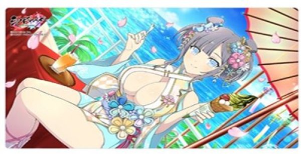 画像1: 【予約：10月25日(土)20時まで】カーテン魂／(株)キース　シノビマスター 閃乱カグラ NEW LINK　ラバーマット（雪泉／81の日盛・伝説双乳祭） (1)