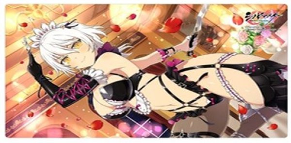 画像1: 【予約：10月25日(土)20時まで】カーテン魂／(株)キース　シノビマスター 閃乱カグラ NEW LINK　ラバーマット（雅緋／爆乳祭・四） (1)