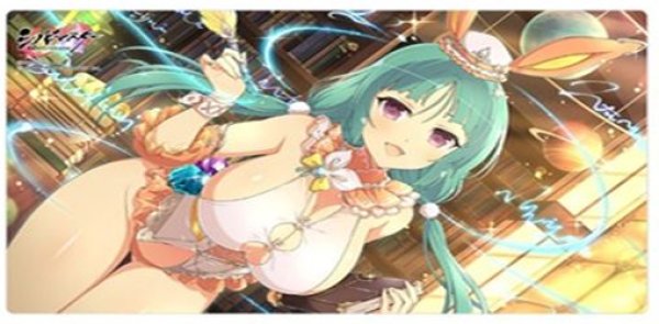 画像1: 【予約：10月25日(土)20時まで】カーテン魂／(株)キース　シノビマスター 閃乱カグラ NEW LINK　ラバーマット（芭蕉／爆乳祭・五） (1)
