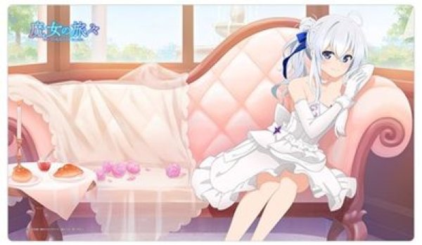 画像1: 【予約：10月26日(日)20時まで】カーテン魂／(株)キース　魔女の旅々　描き下ろしラバーマット（イレイナ／舞踏会） (1)