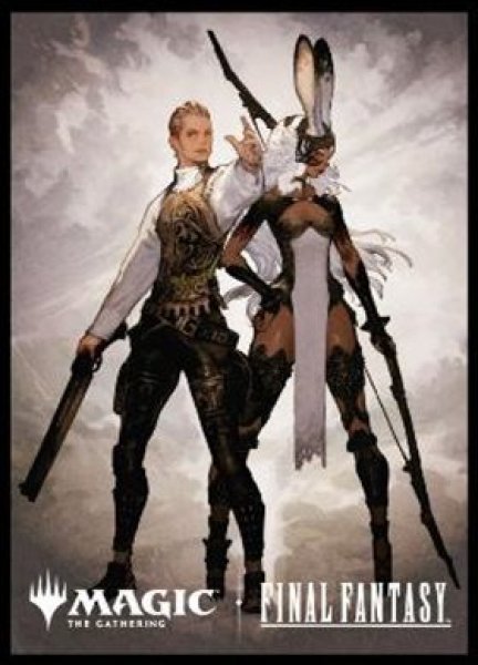 画像1: 【予約：11月5日(水)20時まで】エンスカイ　『マジック：ザ・ギャザリング――FINAL FANTASY』 プレイヤーズカードスリーブ MFS-52  「FINAL FANTASY・アーティスト」ボーダーレス版 《空賊バルフレアとフラン》 (1)