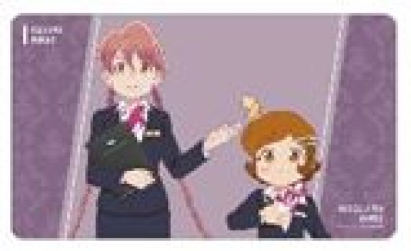 画像1: 【予約：11月8日(土)20時まで】アルマビアンカ　TVアニメ「アポカリプスホテル」 描き下ろし ヤチヨ&ポン子 ホテルモントレ制服ver. マルチデスクマット (1)