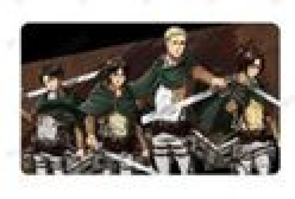 画像1: 【予約：11月8日(土)20時まで】アルマビアンカ　TVアニメ『進撃の巨人』 描き下ろし 集合 戦いの後でver. マルチデスクマット (1)