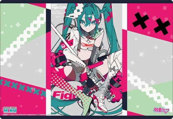 画像1: 【予約：11月12日(水)20時まで】ブシロード ラバーマットコレクション V2 Vol.1910　『レーシングミク 2025Ver.』応援イラスト Round1 OKAYAMA (1)