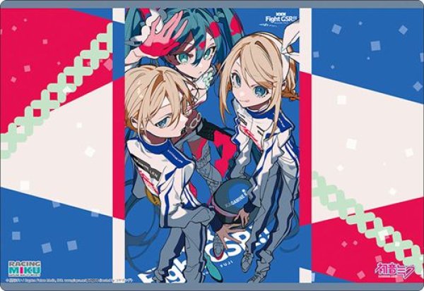 画像1: 【予約：11月12日(水)20時まで】ブシロード ラバーマットコレクション V2 Vol.1912　『レーシングミク 2025Ver.』応援イラスト Round2 FUJI (1)